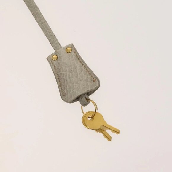 PRADA Hand Bag Canvas 2way Beige Gold Auth - Picture 10 of 16